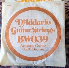 Addario bw039 guitar for sale  Tulsa