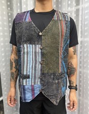 Chaleco Hippie Tradicional Patchwork Gheri Unisex Algodón Pana segunda mano  Embacar hacia Mexico