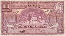 Paraguay 1952 1000 for sale  Ames