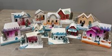 vintage cardboard christmas houses for sale  White Haven