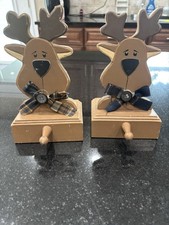 Reindeer wooden christmas for sale  Hamilton