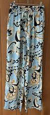 Blue silky patterned for sale  BIRMINGHAM
