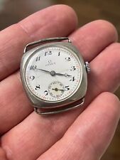 1930 OMEGA MILITARY mostrador de esmalte trincheira CAL. CAIXA PRATA 26,5 SOB comprar usado  Enviando para Brazil