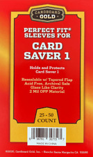 (25-50 CONTAGEM) Mangas de papelão dourado ajuste perfeito para Card Saver 1 FRETE GRÁTIS comprar usado  Enviando para Brazil