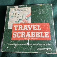 Vintage travel scrabble for sale  RICHMOND