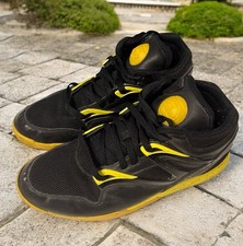 Tênis esportivo REEBOK The Pump Hexalite preto amarelo masculino tamanho 9.5 J94552, usado comprar usado  Enviando para Brazil