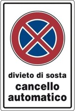 Cartello segnaletico plastica usato  Samarate