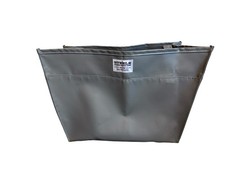 Usado, Lona Steele X pequena inserção de vinil 2BU cinza 13x21x11,5 US$ 69 varejo comprar usado  Enviando para Brazil