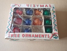 Vintage glass christmas for sale  SHEFFIELD