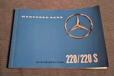 Mercedes benz betriebsanleitun gebraucht kaufen  Schwelm