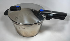 Panela de pressão Fissler Vitaquick grande 8,5 quartos panela SS #2315 com tampa Alemanha comprar usado  Enviando para Brazil
