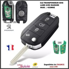 Clé Vierge Transpondeur ID46 Peugeot 208 308  2008 508 EXPERT 100% Testé HU83 comprar usado  Enviando para Brazil