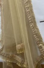 Gold chunni dupatta for sale  SUTTON COLDFIELD