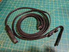 Rolled leather reins for sale  DUNDEE