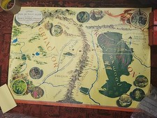 Rare map poster for sale  HOUNSLOW