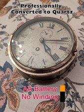Brass ship clock for sale  HUNSTANTON