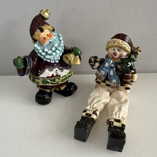 Christmas figurines santa for sale  BLACKPOOL