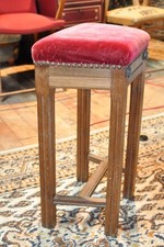 Tabouret vintage velours d'occasion  Guémené-Penfao