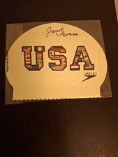 Boné de natação autografado Janet Evans EUA Speedo comprar usado Boné de natação autografado Janet Evans EUA Speedo comprar usado  Enviando para Brazil