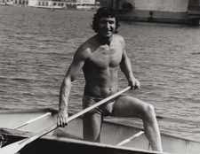 7 x 5 pol - Antigo gay int sem camisa musculoso jovem barco a remo bojo #L1542, usado comprar usado  Enviando para Brazil