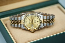 Steel 18ct gold for sale  REIGATE