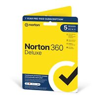 Norton 360 Deluxe Antivirus VPN 2025 5 urządzeń 1 rok 5 minut dostawa e-maila na sprzedaż  Wysyłka do Poland