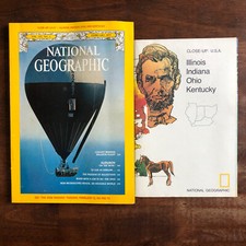 National Geographic February 1977 Longest Balloon Flight Audubon With Map, usado comprar usado National Geographic February 1977 Longest Balloon Flight Audubon With Map, usado comprar usado  Enviando para Brazil