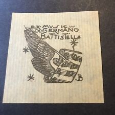 Exlibris Silografia  di Bruno da Osimo 1888-1962 per Germano Battistella. comprar usado Exlibris Silografia  di Bruno da Osimo 1888-1962 per Germano Battistella. comprar usado  Enviando para Brazil