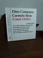 Carmelo bene canti usato  Roma