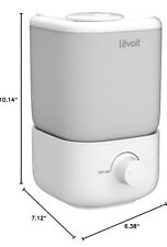 Umidificadores de enchimento superior para quarto, tanque de 2,5 L para sala grande, fácil de encher e limpar comprar usado  Enviando para Brazil