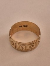 anello oro fiori usato  Roma