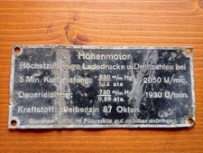Riginal typenschild jumo gebraucht kaufen  Nienburg (Saale)