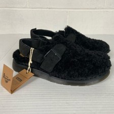Unissex Dr. Martens AirWair Jorge II Forrado de Pele Sintética Deluxe Borg Slingback Mules comprar usado  Enviando para Brazil