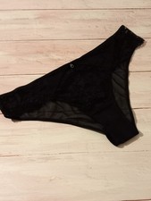 Black lace knickers for sale  WOKING