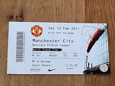 Ticket 2010 manchester for sale  DUNMOW