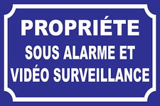 Panneau propriété alarme d'occasion  Marennes