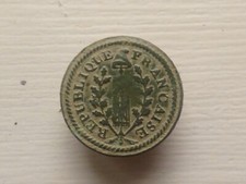Bouton militaire république d'occasion  Saales