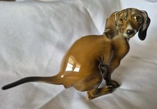 Estatueta de agachamento Rosenthal Himmstoss Dachshund cachorro HTF comprar usado  Enviando para Brazil