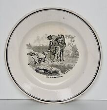 Assiette faïence militaire d'occasion  Matour