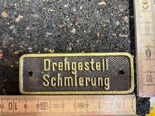 Waggonschild drehgestell schmi gebraucht kaufen  Lichtenau