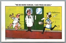 Comic postcard nurse for sale  CORSHAM