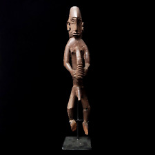 Estátua de guerreiro tribal Asmat esculpida em madeira proto escultura arte Papua Nova Guiné comprar usado  Enviando para Brazil