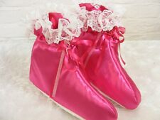 BOTAS SISSY BEBÊ ADULTO CHINELOS ACOLCHOADOS cetim OPT BELLS COR COSPLAY comprar usado  Enviando para Brazil