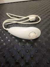 Usado, Controle oficial Nintendo Wii branco Nunchuk/Nunchuck fabricante de equipamento original RVL-004 (TESTADO!) comprar usado  Enviando para Brazil