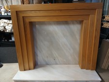 Fireplace solid oak for sale  HUDDERSFIELD