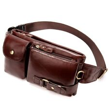 Bolsa tiracolo masculina de couro bolsa de cintura camada superior bolsa de telefone couro bovino comprar usado  Enviando para Brazil