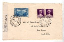 ZONA DO CANAL DOS EUA PARA A ÁFRICA DO SUL 1942 WWI FRANQUEADA COM ZONA DO CANAL NÃO CANCELADA comprar usado  Enviando para Brazil