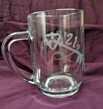 Unique glass pint for sale  UK