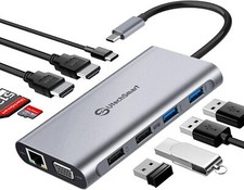 Docking station para laptop hub USB-C UtechSmart para MacBook Windows - tela tripla comprar usado  Enviando para Brazil