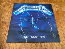 Usado, METALLICA Ride The Lightning LP Vinyl 1984 UK 1st Press w/OIS RARE MFN-27 comprar usado  Enviando para Brazil